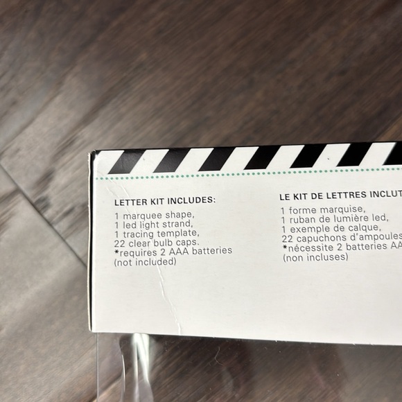 Heidi Swapp & Marquee Light Kit,red light strand,22 clear bulbs,tracing template - Picture 2 of 4